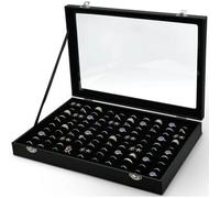 Pin Display Case Medal Storage Badge Box Jewelry Case Chest Collectable Clear