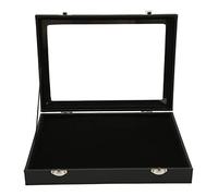 Pin Display Case, Sponge Lining Dustproof Shadow Box Frame with Clear Window, Pin Collection Display Frame for Military Medals, Beach Tags, Jewelry Pins, Insignia Ribbons