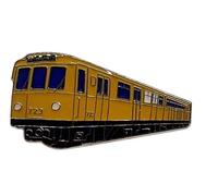 Pin for Berlin U-Bahn Small Profile A3-L Pin Badge Pin Railway Train Locomotive Train Subway Rail Steam Locomotive E-Locomotive Strab Metro Train Railroad Subway Underground, passend, Copper