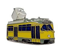 Pin for Tram The Hague, PCC, Pin Badge Lapel Pin Railway Train Locomotive Train Subway Rail Steam Locomotive E-Locomotive Strab Metro Train Railroad Subway Underground, passend, Copper