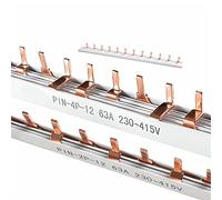 Pin Fork Type 1.4mm Copper Busbar for Circuit Breaker 12 Way Connector Busbar Connection 1A-63A 1P 2P 3P 4P 1Pcs (Size : Pin Type 2P 12way)