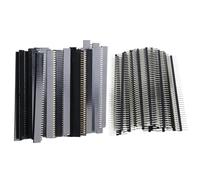 Pin Header Connector Kit, Pin Header Connector, Pin Header Socket, Suitable for Electronic DIY, Prototype Design, Circuit Connection, 40 Pins, 2.54mm Pitch, Single Row, Straight, 40 Pcs