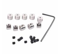 Pin Keepers Pin Locks Rear Clasp Locking Keeper Needle with Wrench for Insignia Name Tag Lanyards Badge