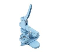 Pin Maker, 50mm Square Badge Button Maker 50x50mm Metal Blank Badge Button Parts for DIY Making Refrigerator Magnets Badge/Pins Set,More Accurate(Blue 50mm Machine)