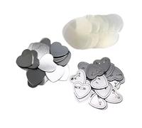 Pin Maker, Heart 57x53mm Badge Machine Equipped with Machine & Cutter & 100 Sets of Badge Materials Tinplate Advertising,More Accurate(Only 100 Badges)