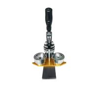 Pin Maker, Heart 57x53mm Badge Machine Equipped with Machine & Cutter & 100 Sets of Badge Materials Tinplate Advertising,More Accurate(1 Machine)