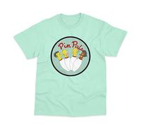 Pin Pals Bowling Team Design Inspired by The Simpsons Direct to Garment Printed Design Mint Small