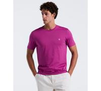 Pin Point Embroidered Pete T-Shirt In Vivid Viola