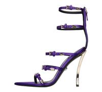 Pin-Point Sandals - female - Versace - High Heel Sandals - Purple - 5 UK - Shoes 5 UK