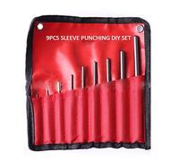 Pin Punches Set - Steel Drive Pin Roll For Manual Works - Drive Pins In Or Out, For Gunsmiths, Heat Treated Steel, Roll-Up Storage Pouch Included