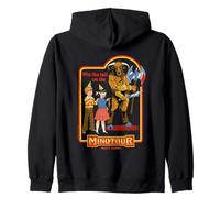 Pin The Tail Minotaur Sarcastic Retro Funny Adult Humor Zip Hoodie
