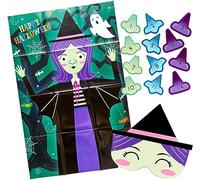 Amscan 9915216 - Pin the Nose on the Witch Kids Halloween Party Game