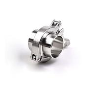 Pin Tri Clamp, SS304 Sanitary Tri Clamp Union Set with Weld Ferrule Silicon Gasket 12.7-108mm(19mm x Ferrule50.5)