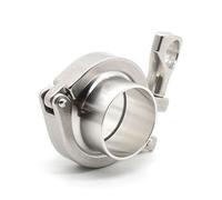 Pin Tri Clamp, SS304 Tri Clamp Weld Ferrule Set with Silicon Gasket 12.7-108mm for Homebrew(19mmx Ferrule25.4)