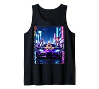 Pin-up Girl Sports Car Tee - Sexy JDM Girl on Sports Car Tank Top