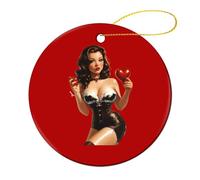 Pin Up Holding Heart Cute Decorative Hanging Ornament Christmas Xmas Tree Charms Home Yard Garden Decor