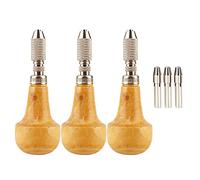 Pin Vise Graver Type Chuck Single End Lock Nozzle Gold Jewelry Making Tool for Carving DIY Woodworking and Model Making with Comfortable Handle and Copper Clip
