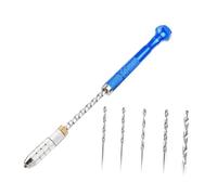 Pin Vise Hand Drill Manual Micro Twist Bit for Crafts Miniature Beads