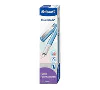 Pelikan Pina Colada Fountain Pen, Blue, Pack of 1 in Folding Box