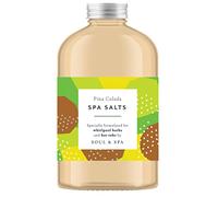 Pina Colada Spa Salts for Hot Tub and Jetted Bath - 600gr Scented Aromatherapy Natural Vegan Sea Salt Crystals Detox Relaxing