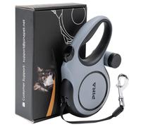 PINA Upgraded Retractable Dog Leash, 26 ft Dog Leash for Small Medium Large Dogs Up to 110lbs, Heavy Duty Reflective Nylon Tape 360° Tangle-Free, with Anti-Slip Handle, One-Handed Brake, Pause, Lock