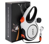 PINA Upgraded Retractable Dog Leash, 26 ft Dog Leash for Small Medium Large Dogs Up to 110lbs, Heavy Duty Reflective Nylon Tape 360° Tangle-Free, with Anti-Slip Handle, One-Handed Brake, Pause, Lock