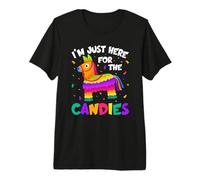 Pinata I'm Just Here for The Candies Llama Premium T-Shirt