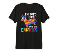 Pinata I'm Just Here for The Candies Llama Premium T-Shirt