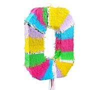Pinata Number 0 Colourful Pastel