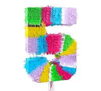 Pinata Number 5 Colourful Pastel