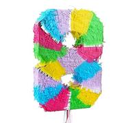 Pinata Number 8 Colourful Pastel