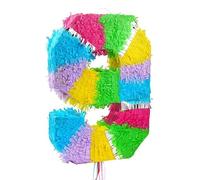 Pinata Number 9 Colourful Pastel