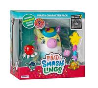 Pinata Smashlings Pinata Articulated Figure Luna Unicorn, Roblox Toys, Ideal Gift, Official Pinata Smashlings Toy, Pink