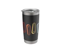 Pinball Arcade Game Retro Automatic Gift Stainless Steel Insulated Tumbler