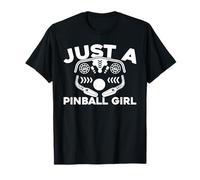 Pinball - Arcade Retro Vintage Machine Just A Pinball Girl T-Shirt