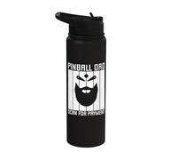 Pinball Dad Scan for Payment Pinball Machine Collector Stainless Steel Insulated Water Bottle