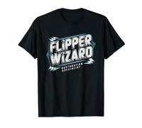 Pinball Flipper Wizard Who Masters Art Game Master Arcade T-Shirt