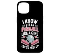 Pinball Like A Girl Try Keep Up Womens Arcade Player Case for iPhone 13