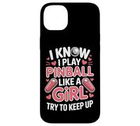Pinball Like A Girl Try To Keep Up For Women Players Case for iPhone 14 Plus