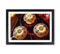 Pinball Machine Framed Print | A2 Black Framed Wall Art | Ready to Hang | Modern Nature Picture | Living Room Bedroom Lounge Office