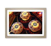 Pinball Machine Framed Print | A2 Oak Framed Wall Art | Ready to Hang | Modern Nature Picture | Living Room Bedroom Lounge Office