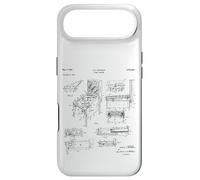Pinball Machine Patent Blueprint Vintage Retro Drawing Case for iPhone Air