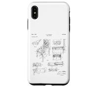Pinball Machine Patent Blueprint Vintage Retro Drawing Case for iPhone XS Max