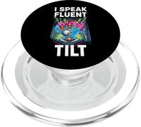 Pinball Machine Player I Speak Fluent Tilt Arcade PopSockets PopGrip for MagSafe