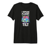Pinball Machine Player I Speak Fluent Tilt Arcade Premium T-Shirt