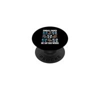 Pinball Makes Me Say Bad Words Funny PopSockets Adhesive PopGrip