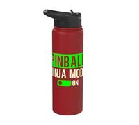 Pinball Ninja Mode on Pinball Arcade Game Stainless Steel Insulated Water Bottle