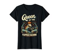Pinball Queen of The Flipper Machine T-Shirt