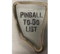 Pinball To Do List Composition Notebook Journal | Pinball Machine Dirty Rubber, Primary Choice Top Paper 50 pages, Tech Gift 6"x9": Notes