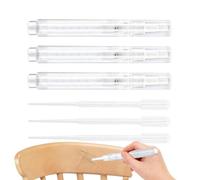 Pinceau Rechargeable - Stylo Peinture Retouche 5 ml Visible | Set of 3 Pinceaux À Pression Remplissables | Applicateur Pour Meubles Bois Sol Fenêtre, Précision Repair Kit